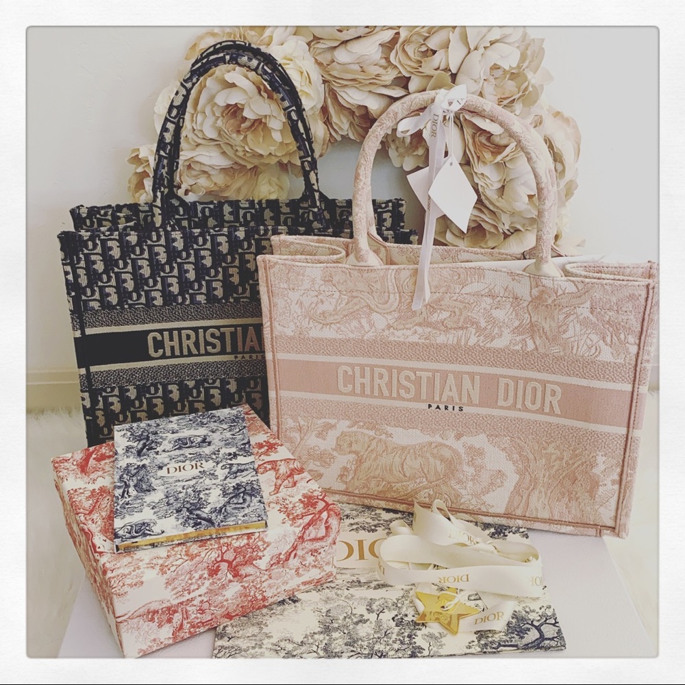 Dior Small Book Tote - Picture 1 of 8